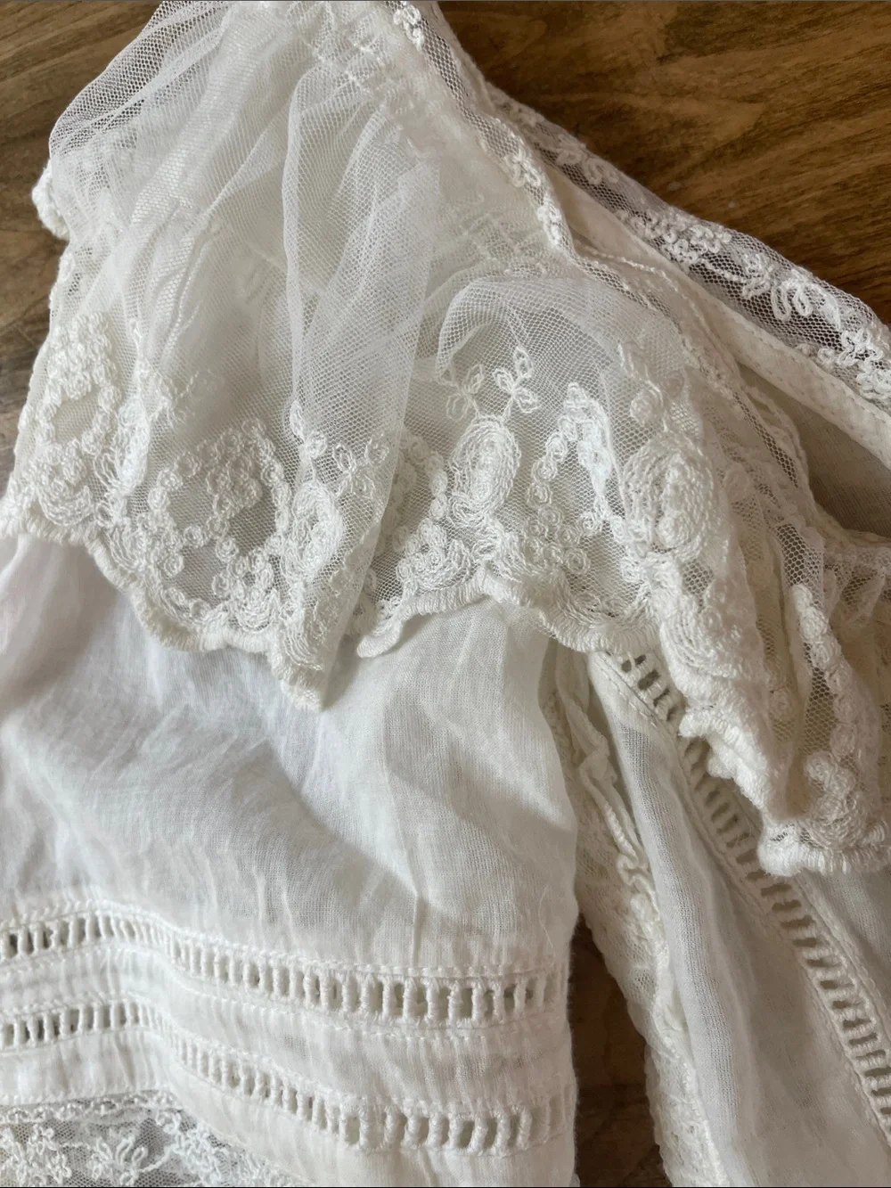 Free People Bodysuit Ruffled Top